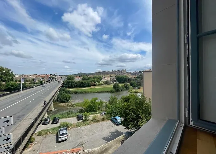 Chez Pierrot - Pont-neuf - Vue Cite Medievale Apartment Carcassonne